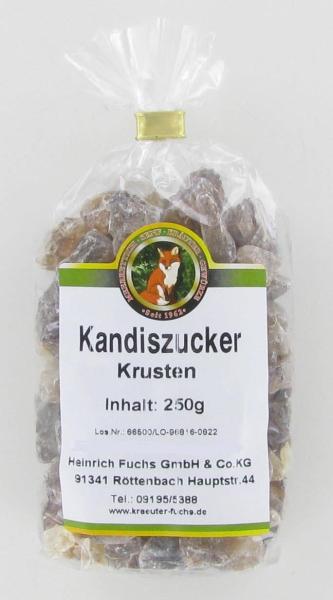 Kandiszucker, braun, Krusten 250 g
